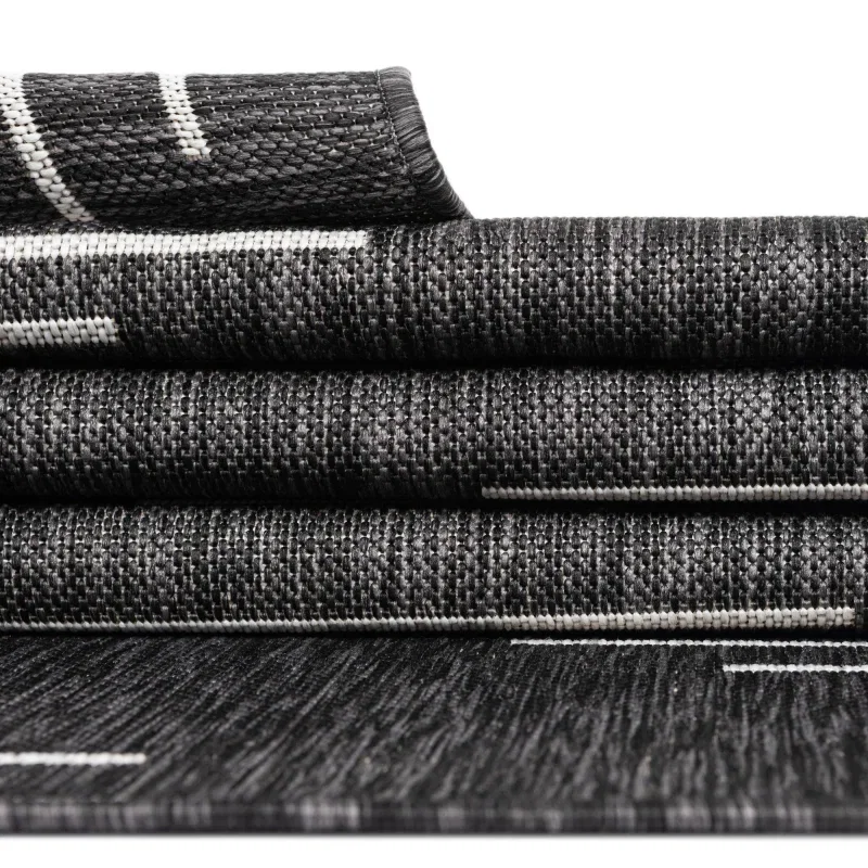 exterior moderno geometrico en gris carbon