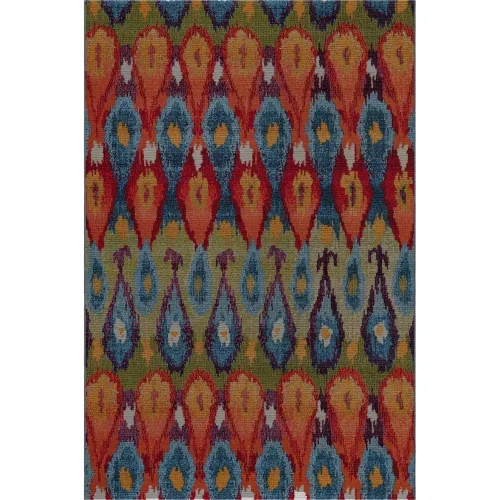 exterior moderno ikat en multicolor