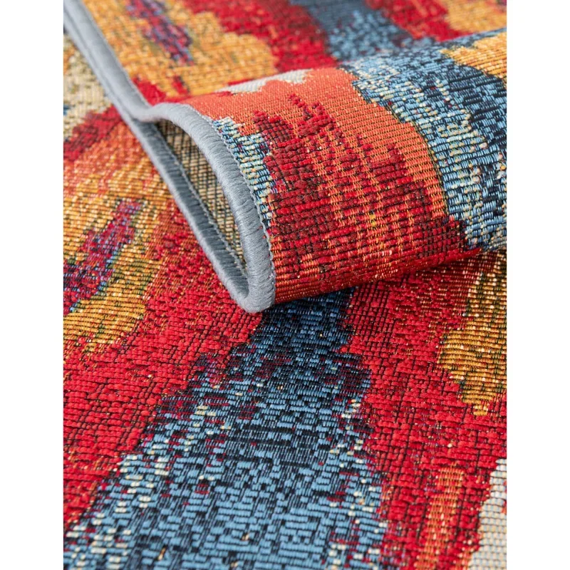 exterior moderno ikat en multicolor