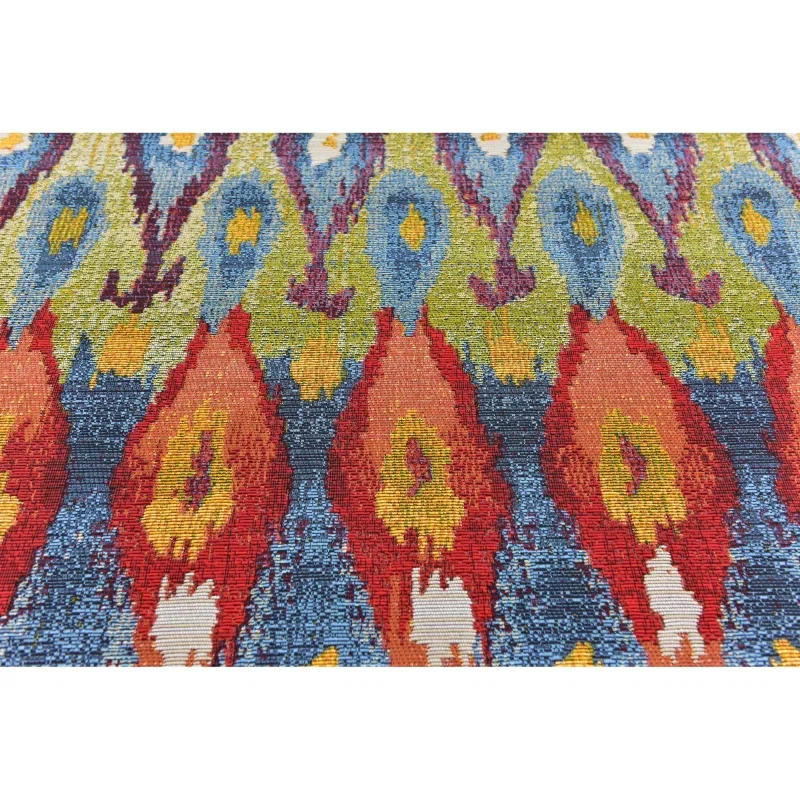 exterior moderno ikat en multicolor
