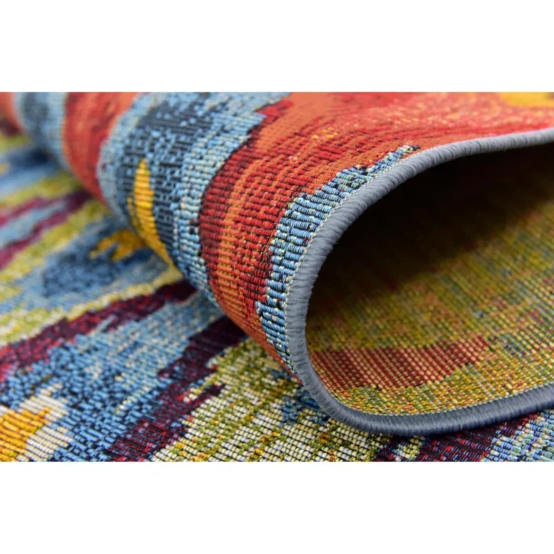 exterior moderno ikat en multicolor