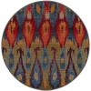 exterior moderno ikat en multicolor