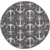 exterior nautico enrejado en gris carbon