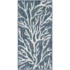 exterior nautico floral en azul