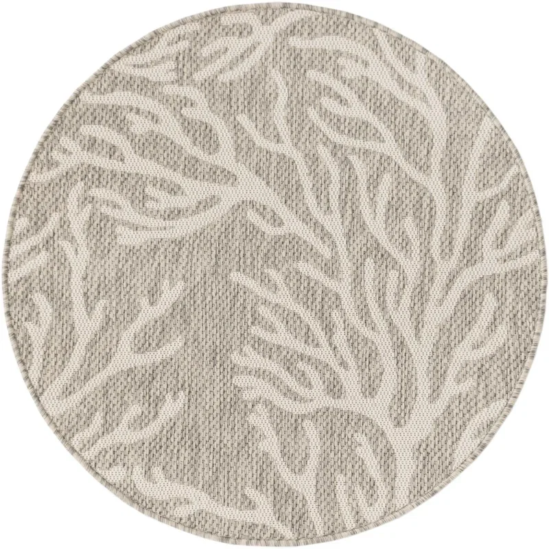 exterior nautico floral en gris