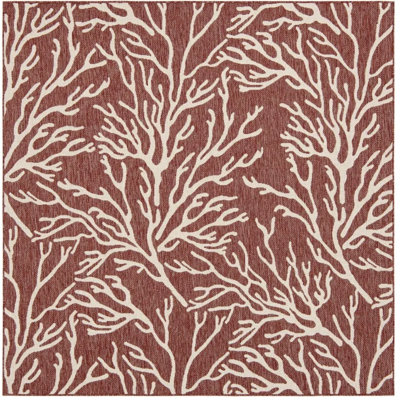 exterior nautico floral en oxido