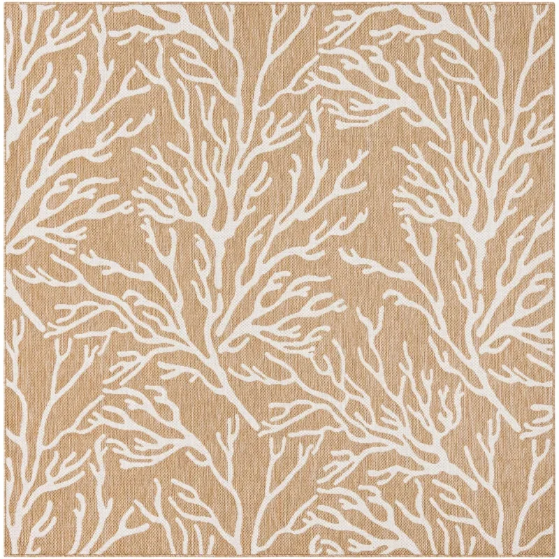 exterior nautico floral en taupe