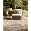 exterior nautico floral en taupe