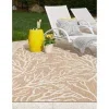 exterior nautico floral en taupe