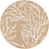 exterior nautico floral en taupe