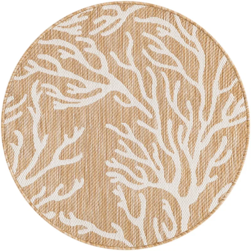 exterior nautico floral en taupe