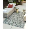 exterior safari animal print en teal