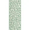 exterior safari animal print en verde azulado