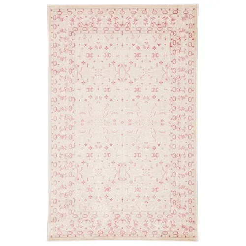 Tapete Fábula Brocado Ornamental en Rosa