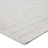 Tapete Fábula de Entramado Lineal en Blanco