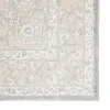 Tapete Fábula Medallón con Volutas en Gris y Blanco