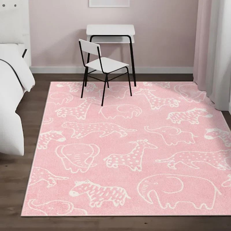 Tapete Fantasia Animalitos en Rosa