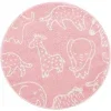 Tapete Fantasia Animalitos en Rosa