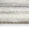 Tapete Fortuna Abstracto de Relieves Tallados en Beige