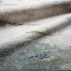 Tapete Fortuna Paisaje Abstracto en Verde y Azul