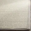 Tapete Frontera de Sisal con Orilla Caqui