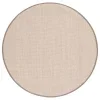 Tapete Frontera de Sisal con Orilla Caqui
