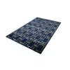 glamour cuadricula azul y oro