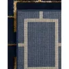glamour cuadricula azul y oro