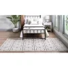 glamour cuadricula blanco y plata