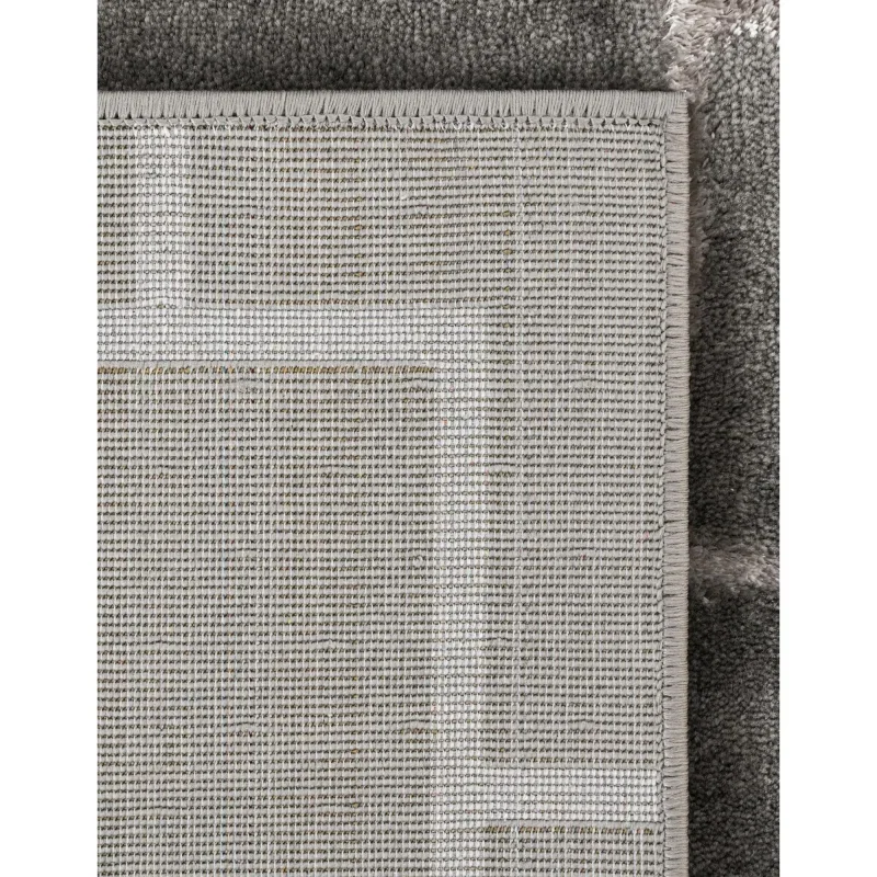Tapete Glamour Cuadrícula Gris y Plata