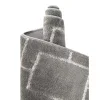 Tapete Glamour Cuadrícula Gris y Plata