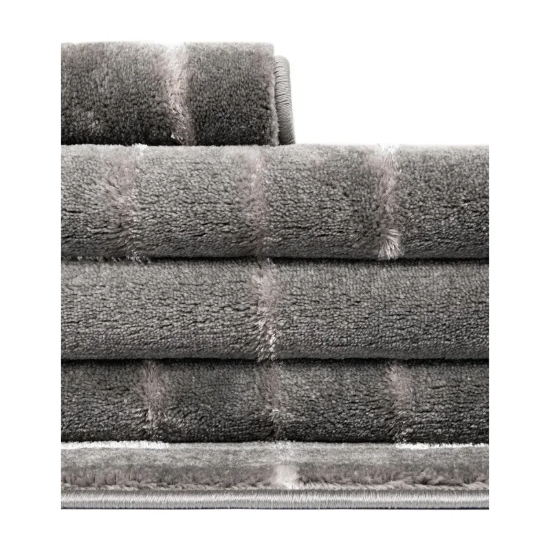 glamour cuadricula gris y plata