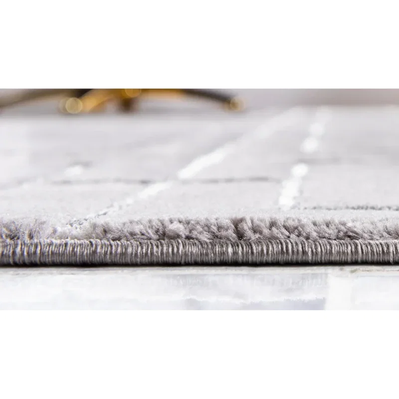 glamour cuadricula gris y plata