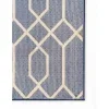 Tapete Glamour Enrejado Azul y Oro