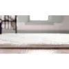 Tapete Glamour Enrejado Blanco y Plata