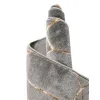 Tapete Glamour Enrejado Gris y Oro