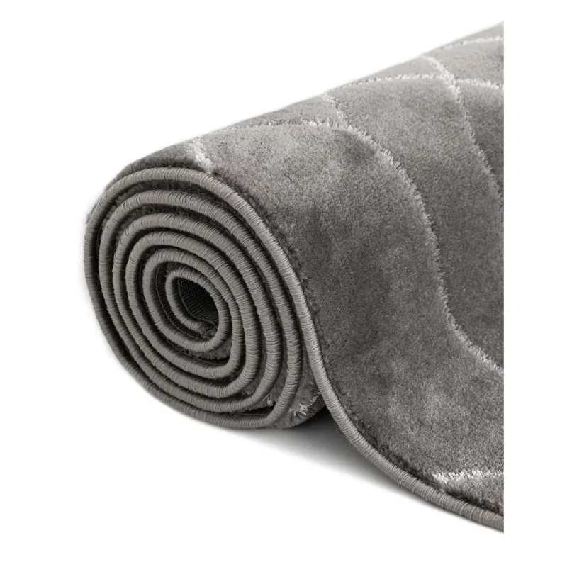 glamour enrejado gris y plata