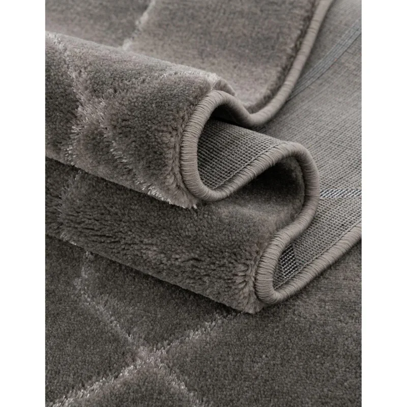 glamour enrejado gris y plata