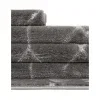 glamour enrejado gris y plata