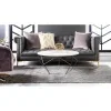 Tapete Glamour Enrejado Gris y Plata