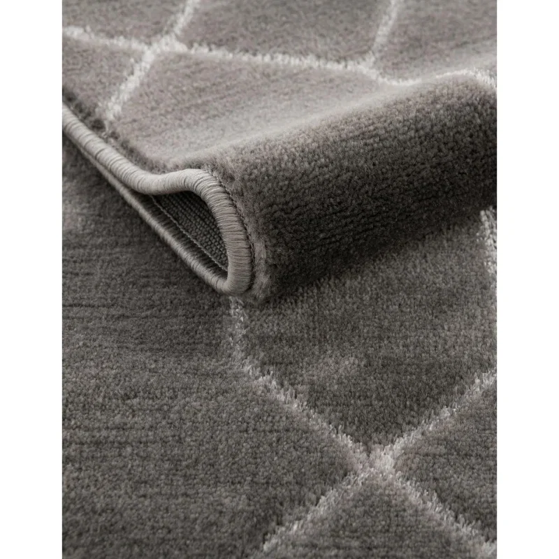glamour enrejado gris y plata