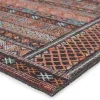 Tapete Hacienda Rayas Tribales Ikat en Naranja