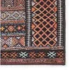 Tapete Hacienda Rayas Tribales Ikat en Naranja