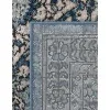 heroina medallon floral en azul