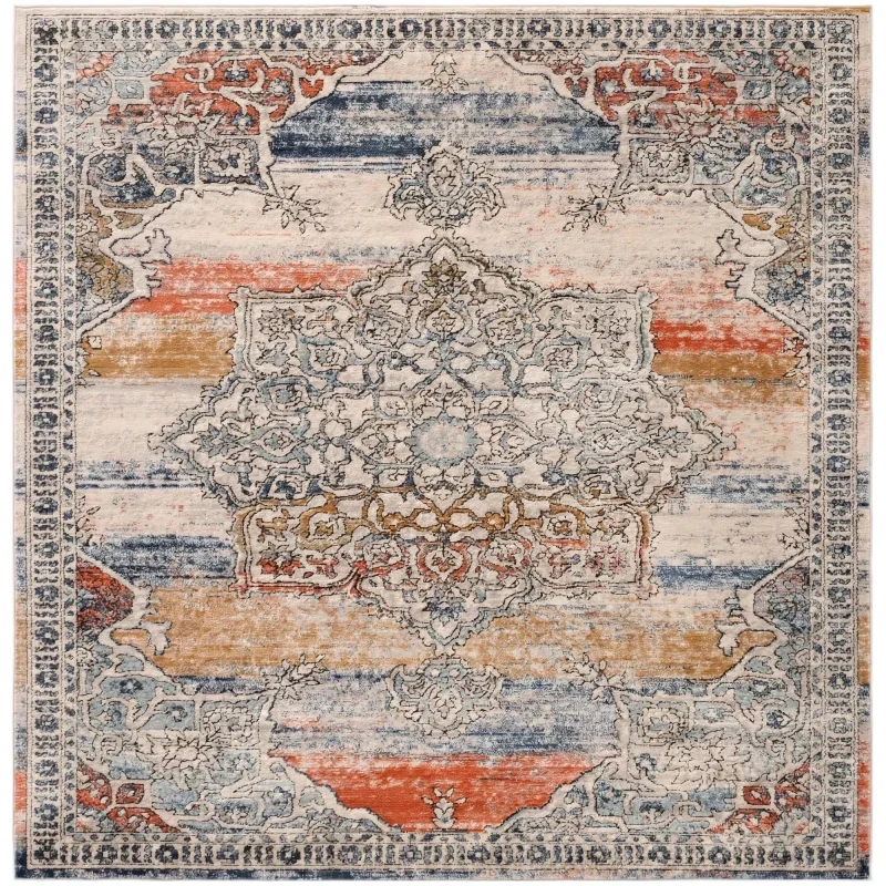 heroina medallon floral en multicolor
