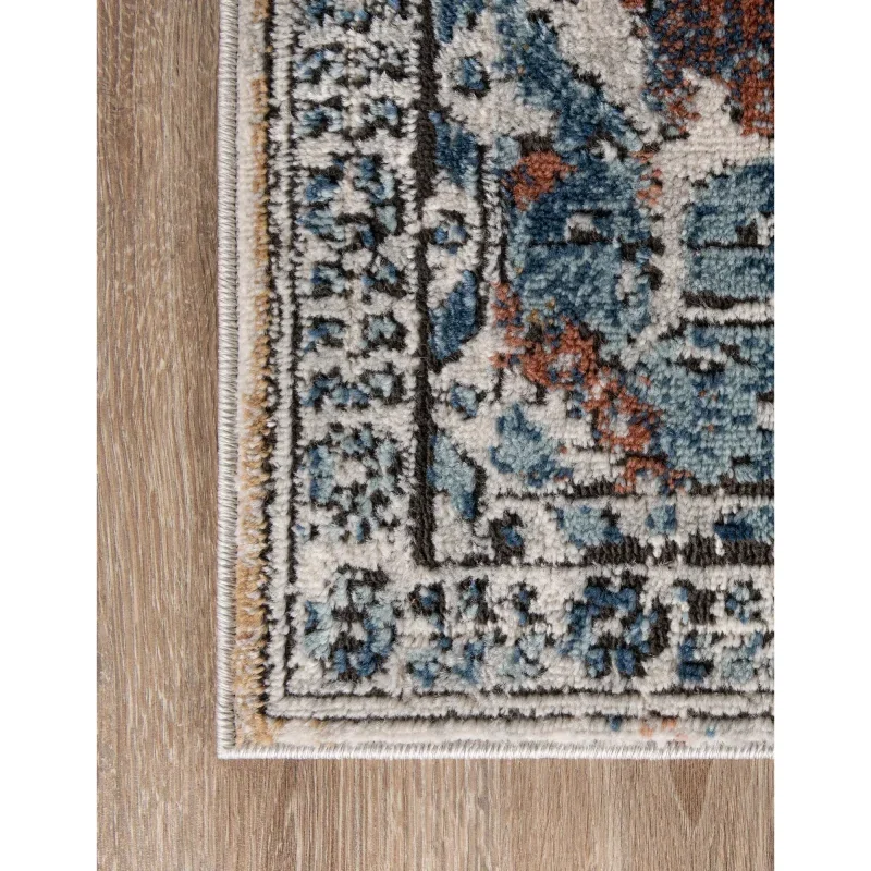 Tapete Heroina Medallón Floral en Multicolor