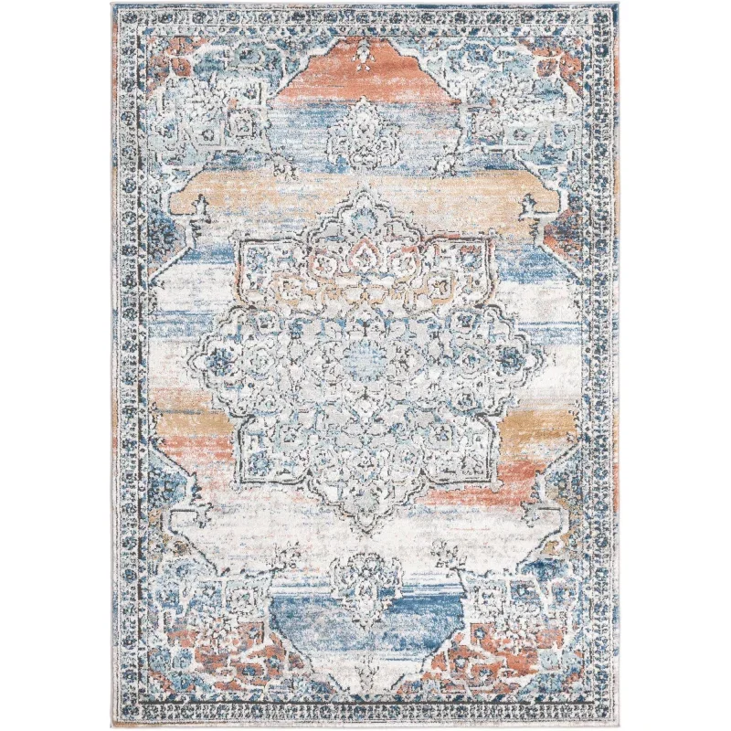 heroina medallon floral en multicolor