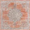 heroina medallon floral en rosa salmon