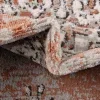 heroina medallon floral en rosa salmon