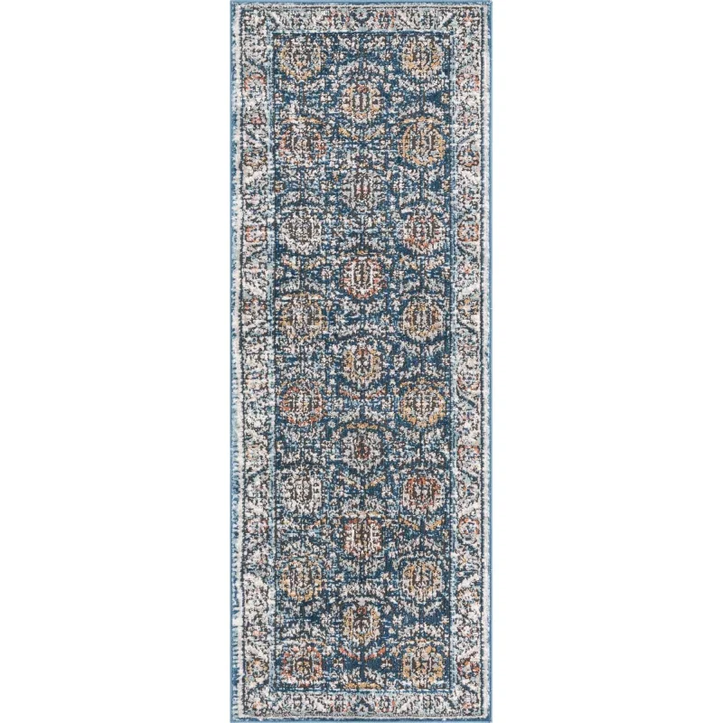 heroina ornamentos en azul